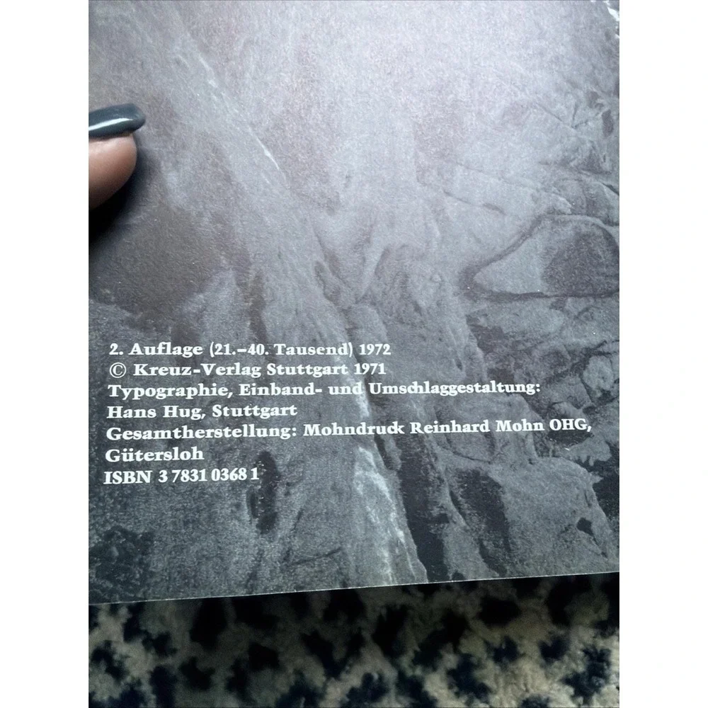 Jörg Zink 'Die Wahrheit lässt sich finden' book, published Verlag 1972 HB